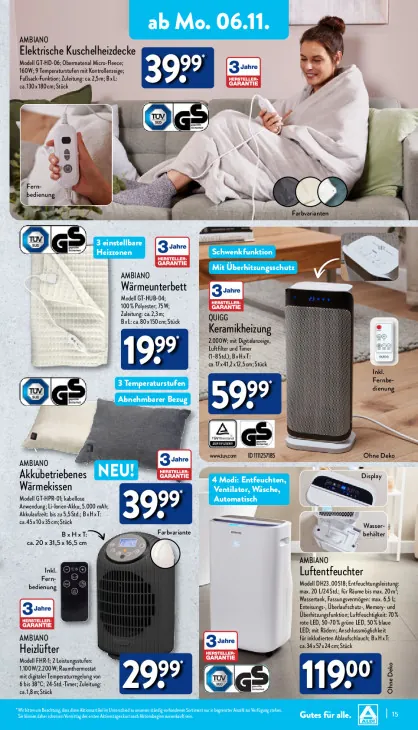 Akkubetriebenes Wärmekissen