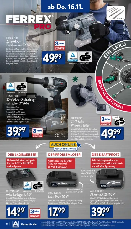 20-V-Akku-Bohrhammer XYZ668