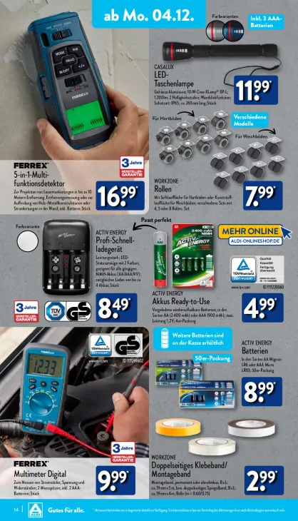 5-in-1-Multifunktionsdetektor