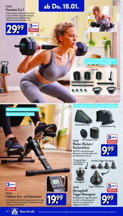 Faltbarer Arm- und Beintrainer