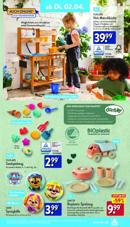 Bioplastic-Spielzeug