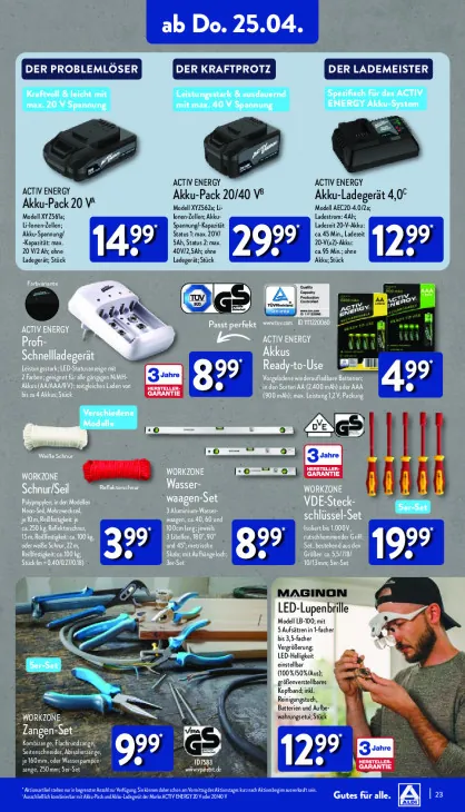 Akku-Ladegerät 4,0 A