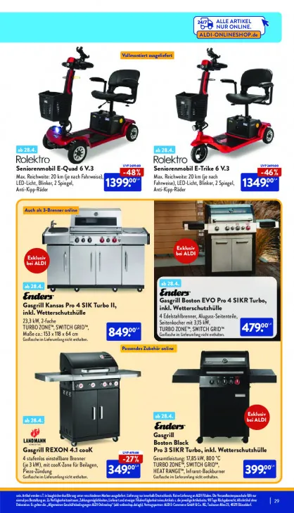 Gasgrill Boston Black Pro 3 SIKR Turbo, inkl. Wetterschutzhülle