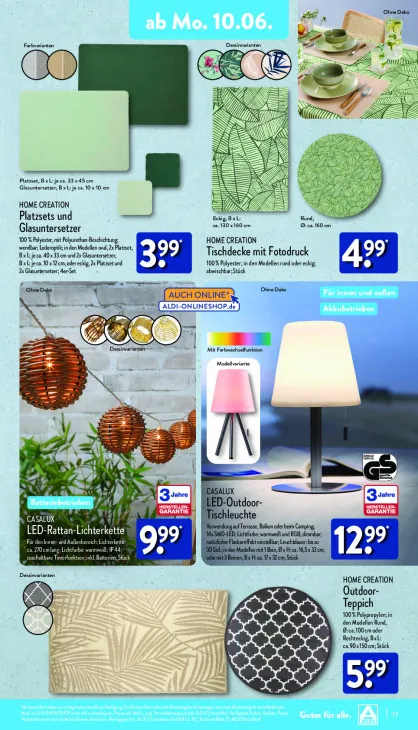 LED-Outdoor-Tischleuchte
