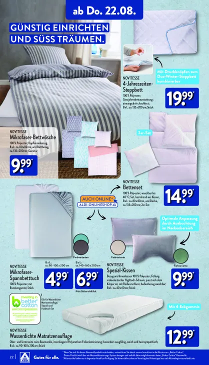 4-Jahreszeiten-Steppbett