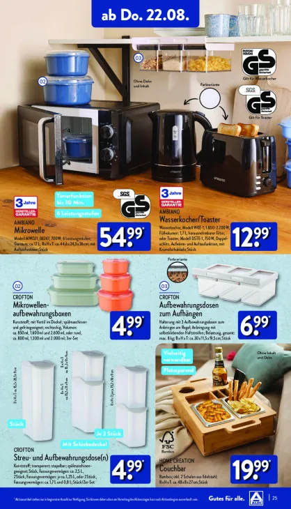 Aufbewahrungsdosen zum Aufhängen