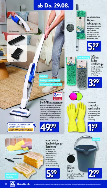 2-in-1-Akkustaubsauger