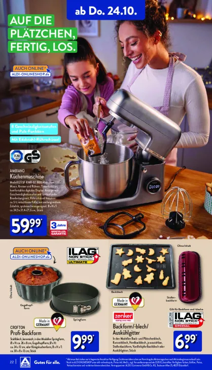 Backform/-blech/Auskühlgitter