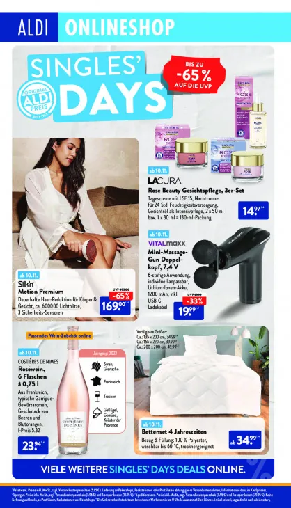 Mini-Massage-Gun Doppelkopf, 7,4 V