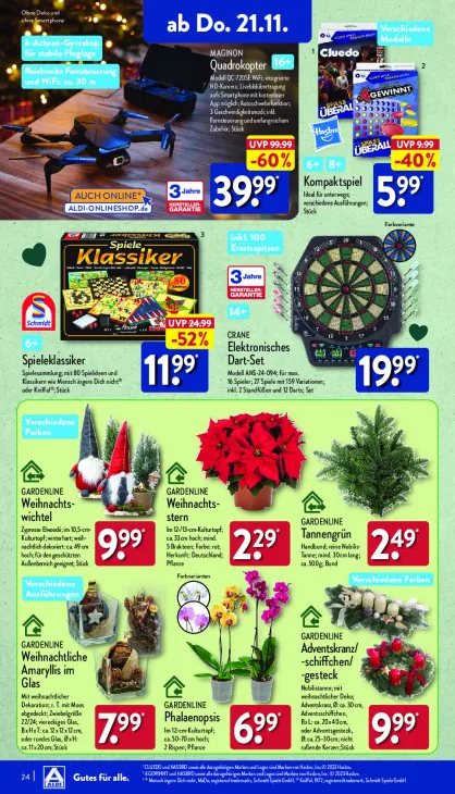 Adventskranz/-schiffchen/-gesteck