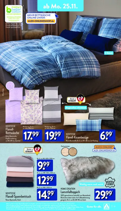 Flanell-Bettwäsche (135x200)