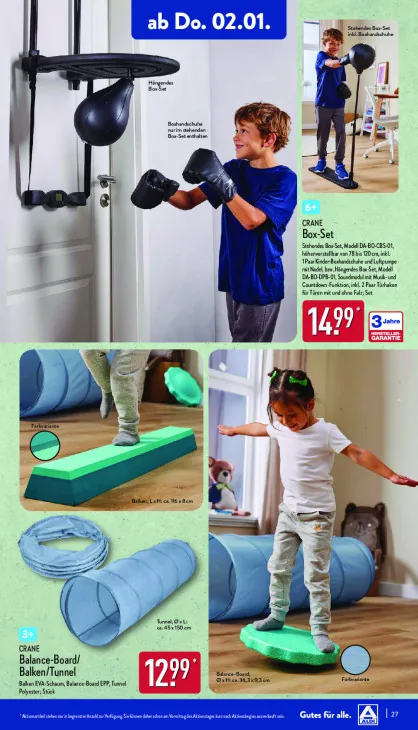 Balance-Board/Balken/Tunnel