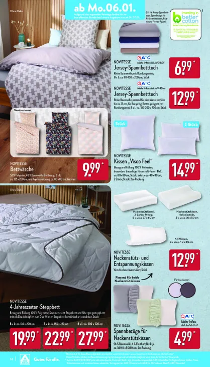 4-Jahreszeiten-Steppbett