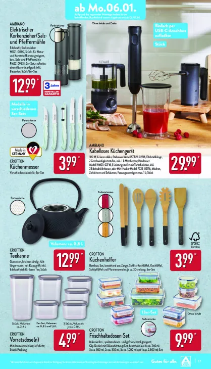 Elektrischer Korkenzieher/Salz- und Pfeffermühle