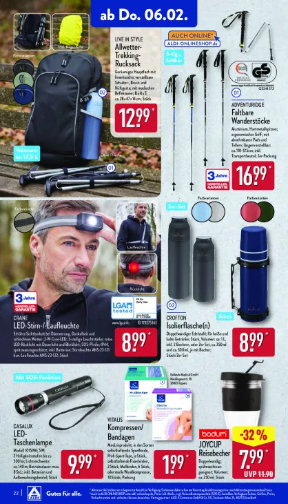 Allwetter-Trekking-Rucksack