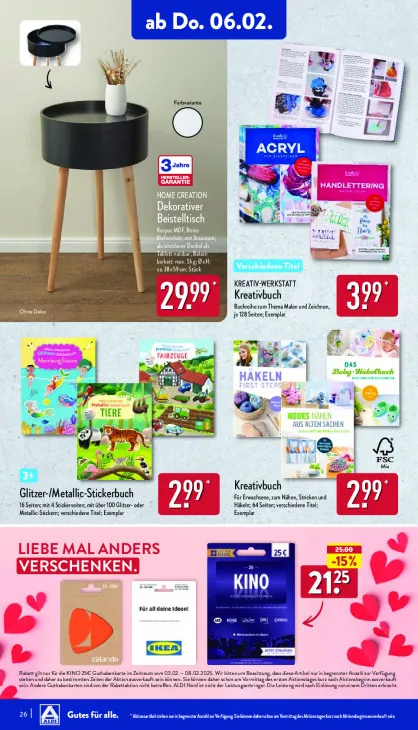 Dekorativer Beistelltisch