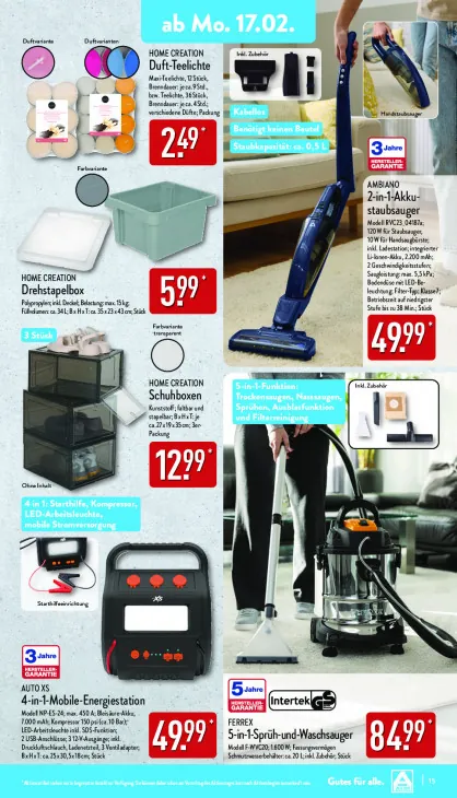 2-in-1-Akku-staubsauger