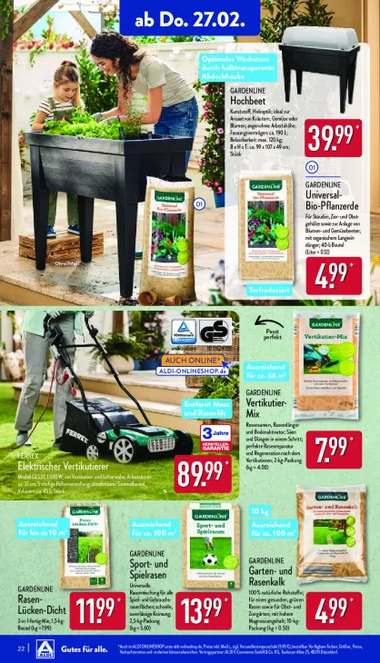 Elektrischer Vertikutierer