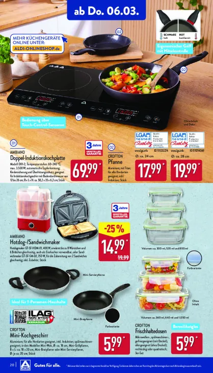 Doppel-Induktionskochplatte