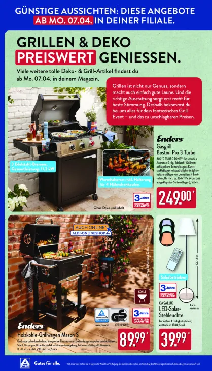 Gasgrill Boston Pro 3 Turbo