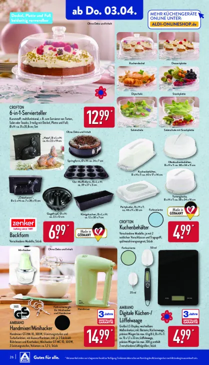 6-in-1-Servierteller