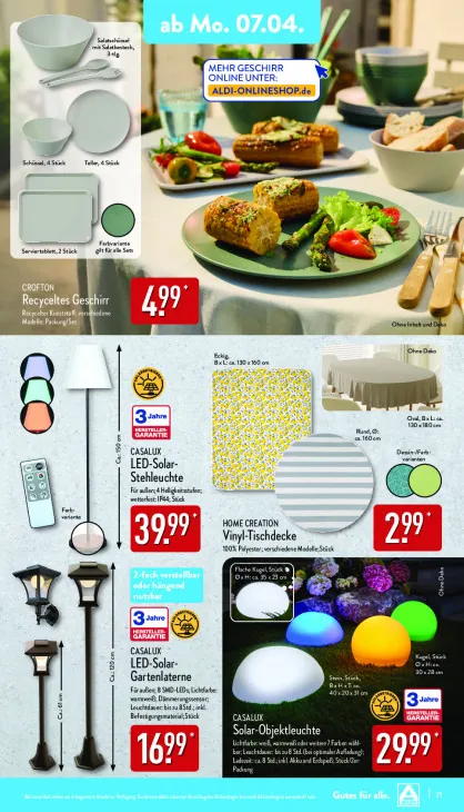 LED-Solar-Gartenlaterne