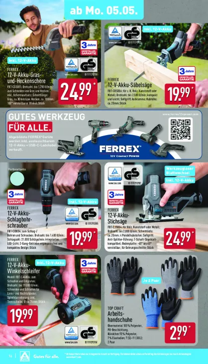 12-V-Akku-Gras- und Heckenschere