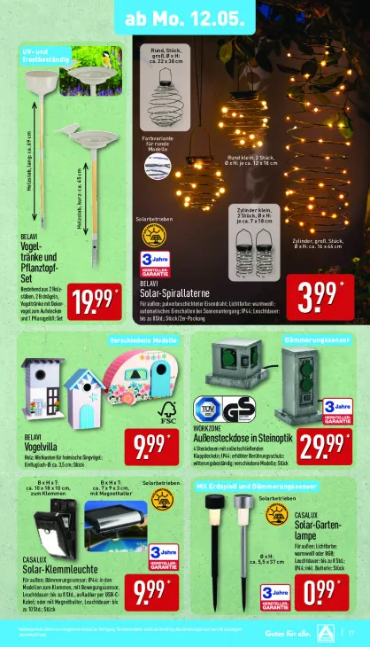 Außensteckdose in Steinoptik