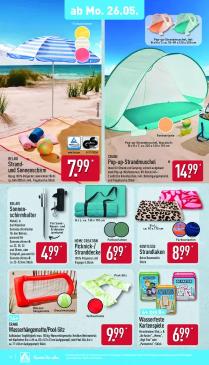 Picknick-/ Stranddecke