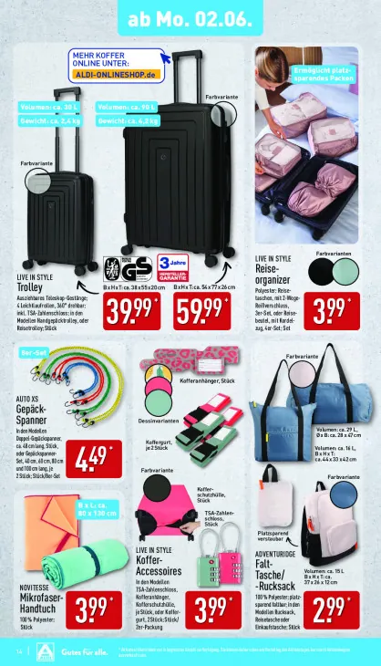 Falt-Tasche/-Rucksack