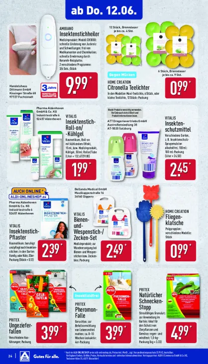 Citronella Teelichter