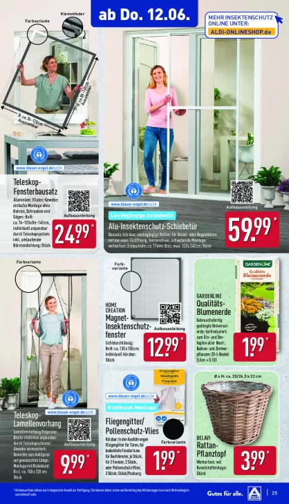 Alu-Insektenschutz-Schiebetür