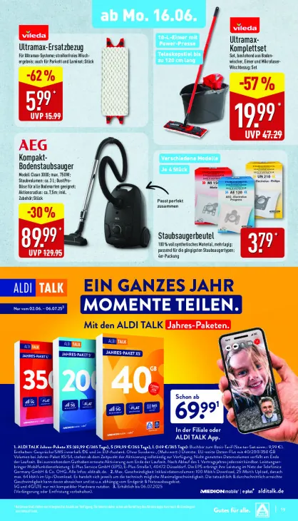 Kompakt-Bodenstaubsauger