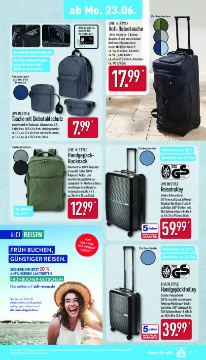 Handgepäck-Rucksack