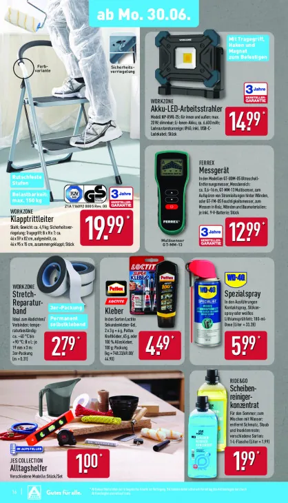 Akku-LED-Arbeitsstrahler