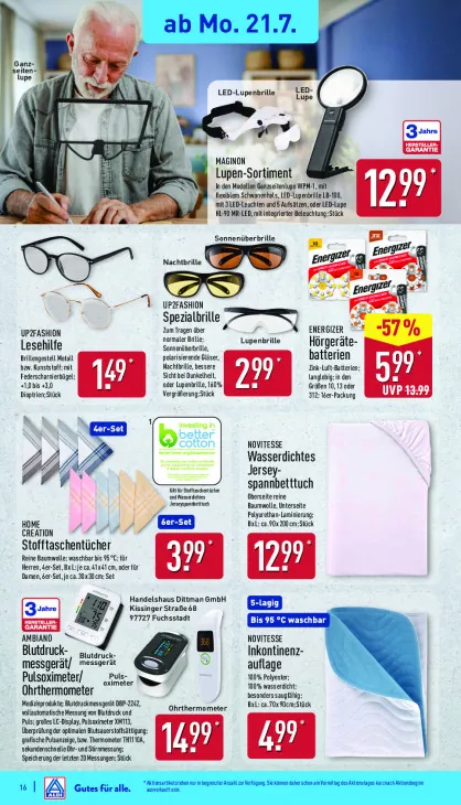 Blutdruckmessgerät/Pulsoximeter/Ohrthermometer