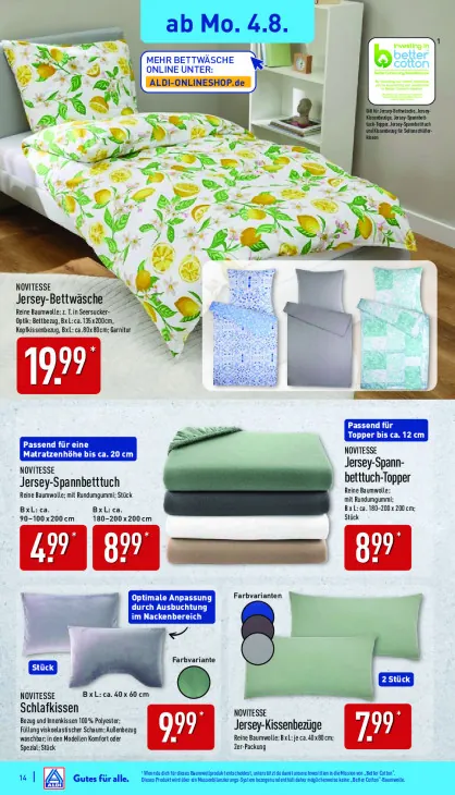 Jersey-Bettwäsche