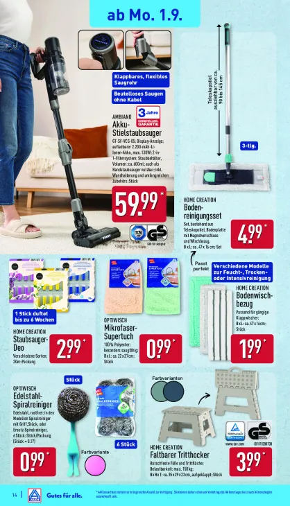 Akku-Stielstaubsauger