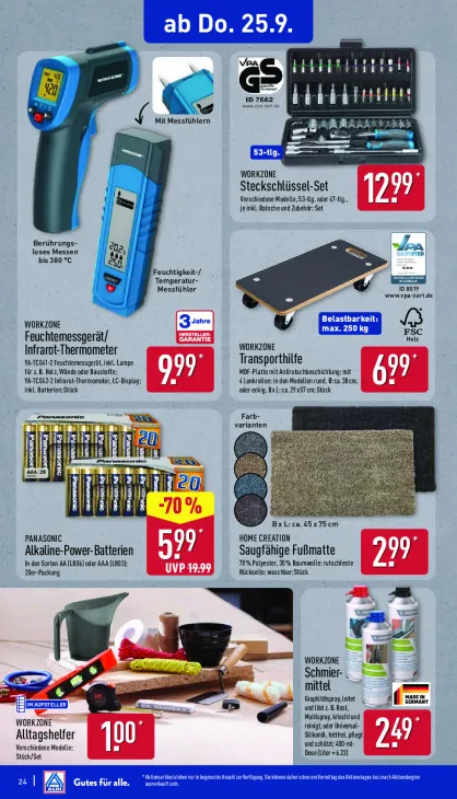 Alkaline-Power-Batterien