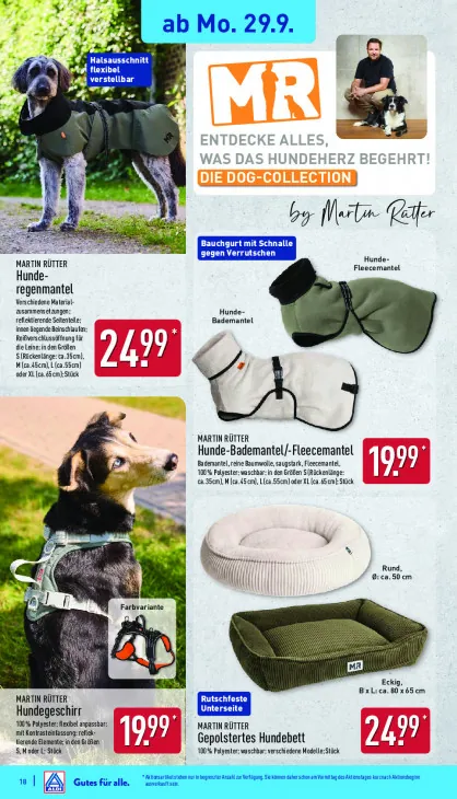 Gepolstertes Hundebett