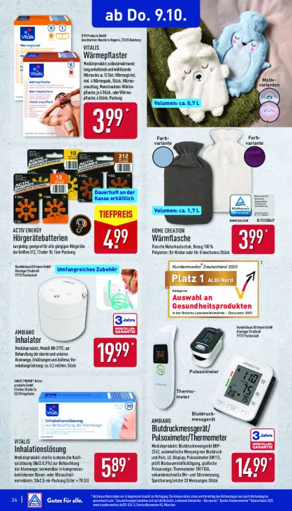 Blutdruckmessgerät/Pulsoximeter/Thermometer