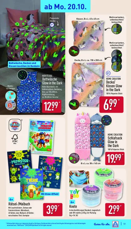 Bettwäsche Glow in the Dark