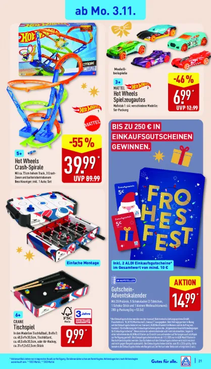 Gutschein-Adventskalender