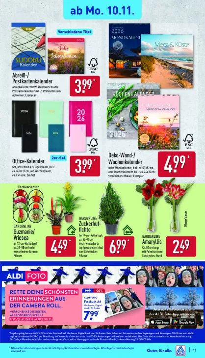 Abreiß-/ Postkartenkalender