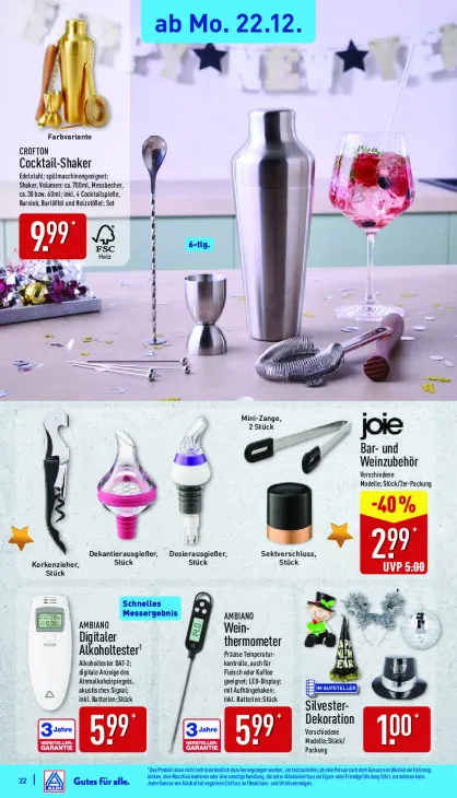 Bar- und Weinzubehör