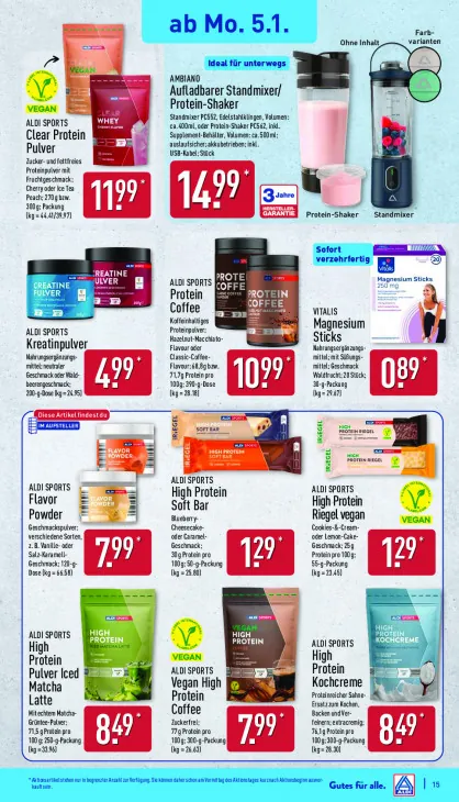 Aufladbarer Standmixer/Protein-Shaker