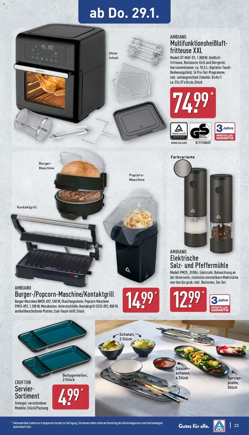 Burger-/Popcorn-Maschine/Kontaktgrill