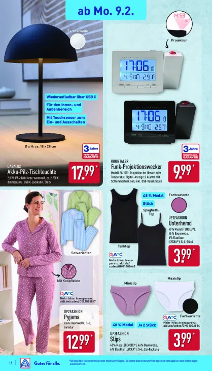 Akku-Pilz-Tischleuchte