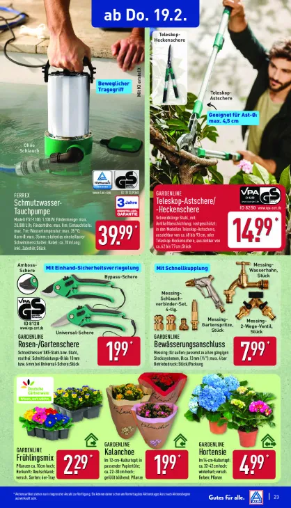 Bewässerungsanschluss