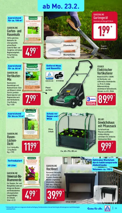 Elektrischer Vertikutierer